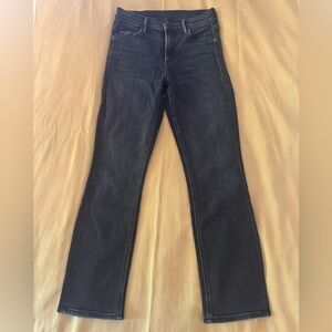 MOTHER Black Ankle & Cropped Jeans